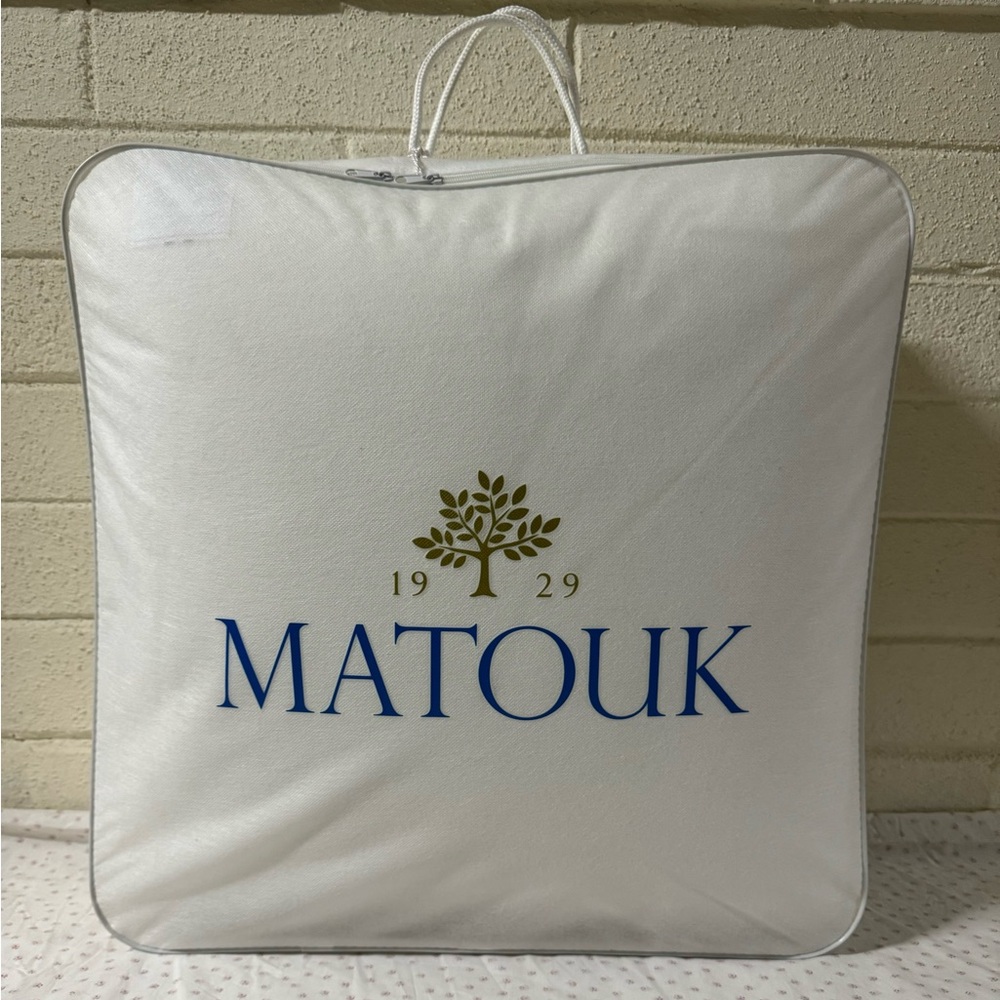 MATOUK LIBERO FIRM EURO PILLOW WHITE